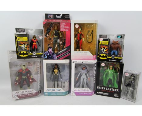 DC Collectibles - A boxed collection of various action figures from a variety of DC ranges in various scales. Lot includes DC