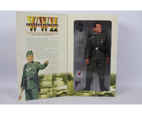 Dragon - A boxed Dragon #70003 1:6 scale WW2 Leningrad 1941 "Karl" Wehrmacht Feldgendarme (Oberfeldwebel).The figure and acce