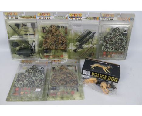 Dragon - Red Team - A collection of boxed and carded accessories suitable for 1:6 scale action figures Lot includes Red Team 