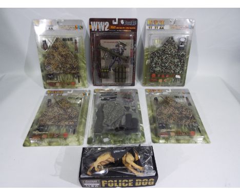 Dragon - Red Team - Twisting Toyz - A collection of boxed and carded accessories suitable for 1:6 scale action figures.  Lot 