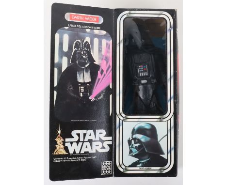 Vintage Denys Fisher Star Wars Large Size Action Figure Darth Vader, 15inch poseable figure, complete with light sabre and ca