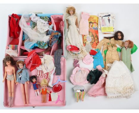 A Collection of Mattel Barbie/Sindy Dolls and Accessories, including: Barbie 1966 Japan bendable legs Doll, Midge Hadley 1965