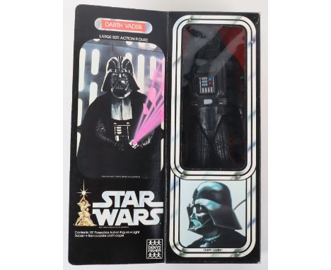 Vintage Denys Fisher Star Wars Large Size Action Figure Darth Vader, 15inch poseable figure, complete with light sabre and ca