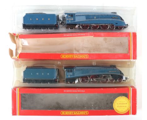 Two 00 Gauge Hornby Railways Boxed Locomotives, R.528 LNER 4-6-2 Sir Nigel Gresley (Preserved Livery) Limited Edition and R.0