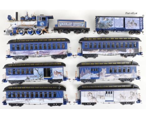 Collection of various 00 gauge locomotive and coaches, various High Speed trains and coaches and Moonlight Express 2-6-0 engi