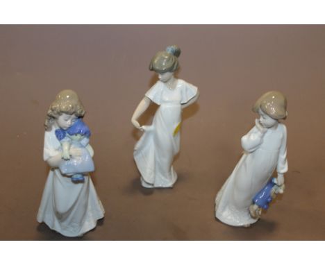 THREE NAO GIRL FIGURES