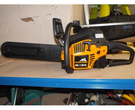A McCULLOCH 7-38 CHAINSAW