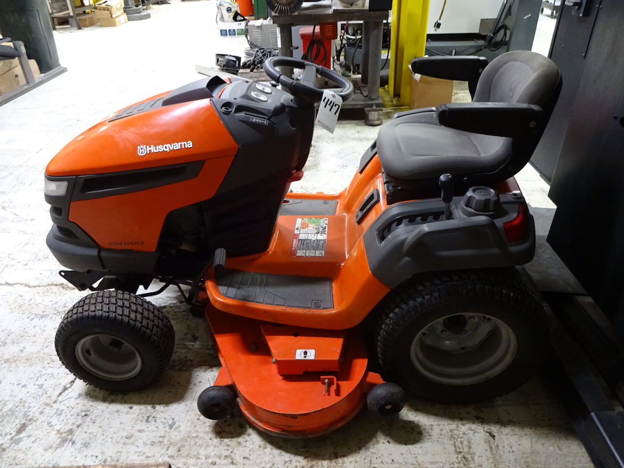 Husqvarna 27 HP Model GTH27V52LS Gas Riding Lawn Tractor, with Snow