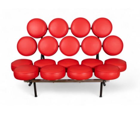 George Nelson style, by Herman Miller A Marshmallow sofa  Dimensions: 30 in. (H) x 51 in. (W) x 30 in. (D)