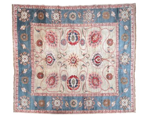 Circa 1980 An Agra carpet  Dimensions: 504 cm (L) x 360 cm (W) 
