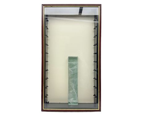 Wall mounting die-cast model display cabinet with glass door and shelves, H80cm, W45cm 