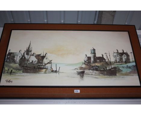 A Ron Folland Print, 20'' x 40''.
