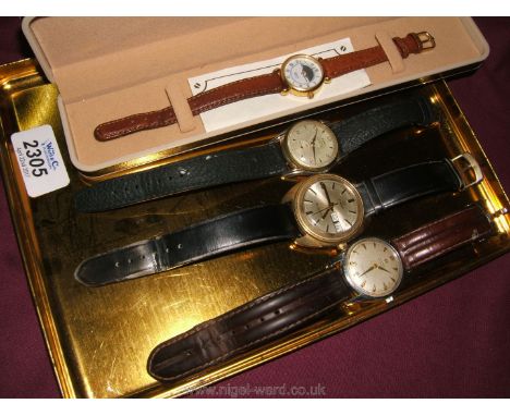 An Imado quartz Wristwatch, Tusal, Cyma and Timex Wristwatches
