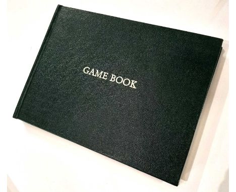 Shooting interest: Brand new unused Leather cover Game Book, by Noble Macmillan.This beautiful Game book is a great idea for 