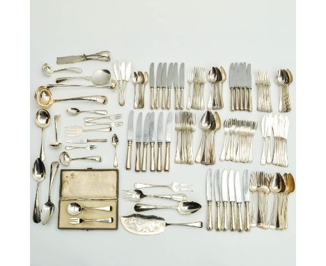 Pearl edge decor, wide selection including cutlery for ginger, serving spoons, sugar caster, pastry knife, fish service and m