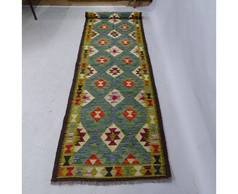 A Maimana Kilim Runner. 301cm x 78cm 