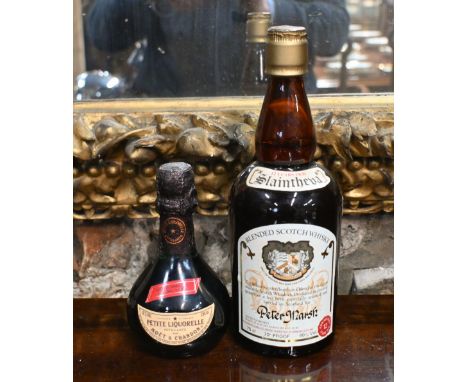 A twelve year old Slaintheva blended Scotch whisky, to/w a Moët &amp; Chandon petite liquorelle 200 ml (2)
