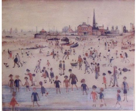 A 1946 Lowry print - framed