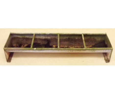 An old metal feeding trough - 122cm