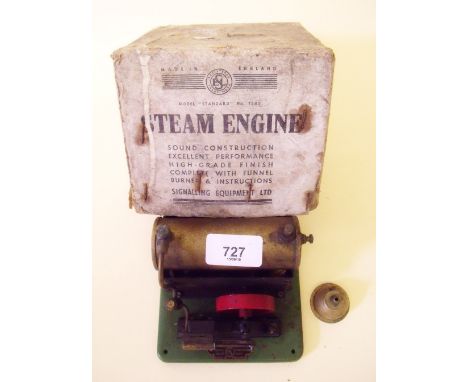 A model 'Standard' No 1540 steam engine by Signalling Equipment Hd - boxed