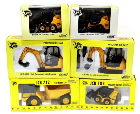 246 712 Dump truck, 225 190 Skid Steer Loader, 145 190 Compact tracked loader, 403 8016 with attachments, 219 8016 Mini excav