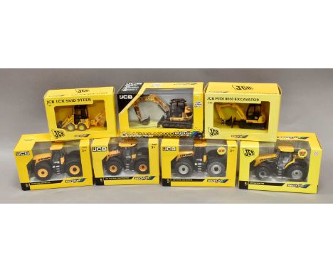 42731 7230 Tractor, 42762A1 Fastrac 3230 Tractor, 42762 Fastrac 3230 Tractor, 40513 Midi 8060 Excavator, 09453 ICX Skid Steer