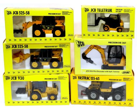 166 525-58, 245 525-58, 267 Teletruk, 233 Mini excavator, 161 930 Fork lift and 195 Fastrac 155-65 (all E boxes E) (6)