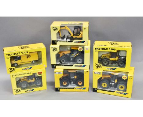 43124A1 Fastrac 4220 Tractor, 42503 7230 Tractor, 42318 8060 Midi Excavator, 40576 Transit van, 42762 Fastrac 3230 Tractor, 4
