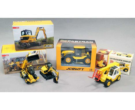 535-140 Telehandler, 86C-1 Compact Excavator, Fastrac WFT and 175 520 Telescopic handler (all E boxes E) (4)