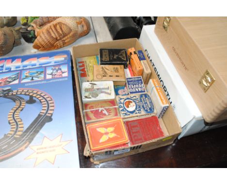 A quantity of card games and playing cards 