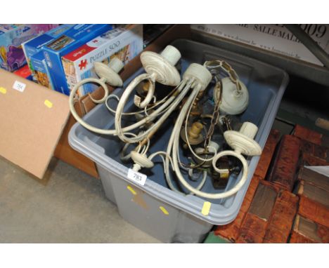 Various light fittings