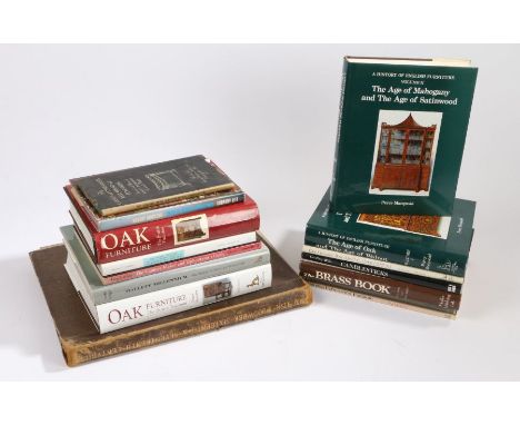 A collection of furniture related reference books, John William Small Scottish woodwork from the XVI &amp; XVII centuries, Ro