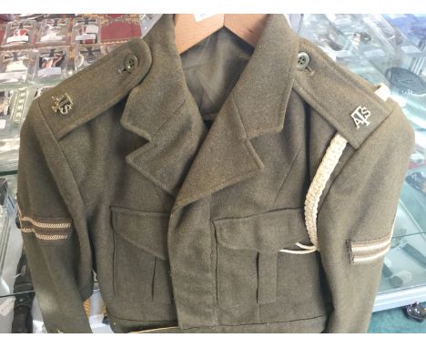 WW2 British ATS/WRAC uniform group consisting of: 2nd pattern ATS Service Dress cap, size 7 by "J. Collect Ltd." dated 1942, 