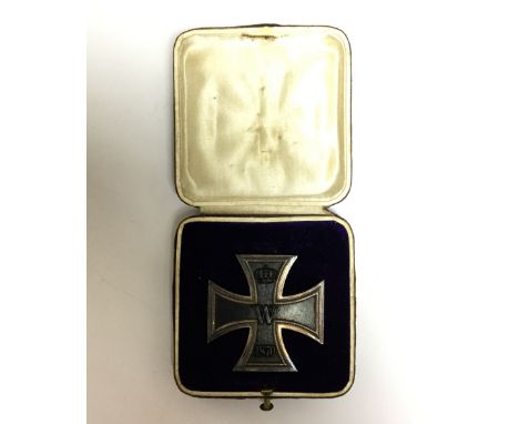 1870 Franco-Prussian War Eisernes Kreuz 1. Klasse. Iron Cross First Class 1870. Maker marked to reverse "L. Wagner &amp; Sohn