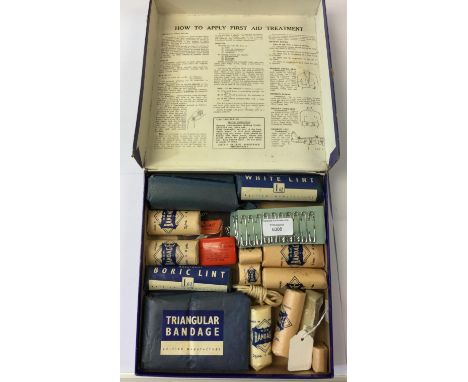 WW2 British ARP First Aid Kit No.4 in original box and complete with all contents.
