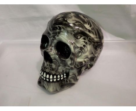 Nemesis Now Soul resin skull. UK P&amp;P Group 2 (£20+VAT for the first lot and £4+VAT for subsequent lots) 