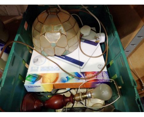 Lot of small electrical items and lighting. Not available for in-house P&amp;P 