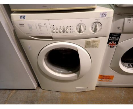 Zanussi washing machine, ZWF14121W. All electrical items in this lot have been PAT tested for safety and have passed. This do