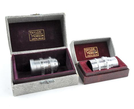 Two Taylor Hobson lenses, a no.543741 and a Cooke Ivotal Anastigmat, in the original boxes Condition Report: Overall conditio