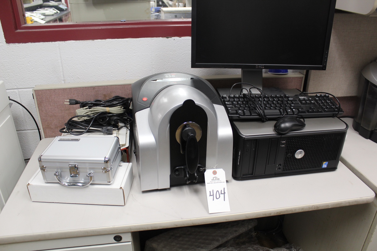 Datacolor 650 Spectrophotometer, S/N 12138 Required Rigging and