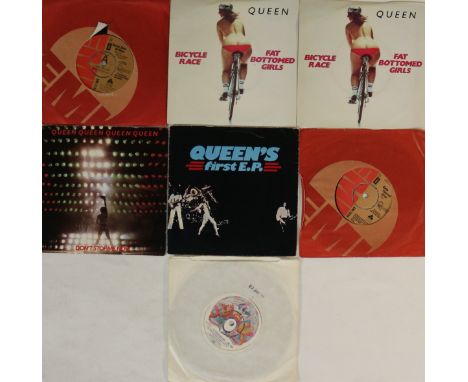 QUEEN - (MAINLY) DEMO 7". Excellent selection of 7 x 7", 5 of which are demos. These are Seven Seasons Of Rhye (EMI 2121 - Ex