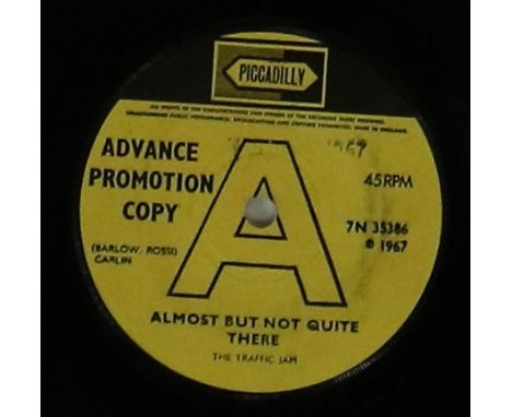 THE TRAFFIC JAM - ALMOST BUT NOT QUITE THERE 7" DEMO (PICCADILLY 7N 35386). Superb copy of this top pre-Status Quo rarity, th