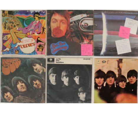 THE BEATLES &amp; RELATED - LPs &amp; EPs. Cool pack of 8 x LPs with 3 x EPs. Titles are Rubber Soul (PMC 1267 loud-cut origi