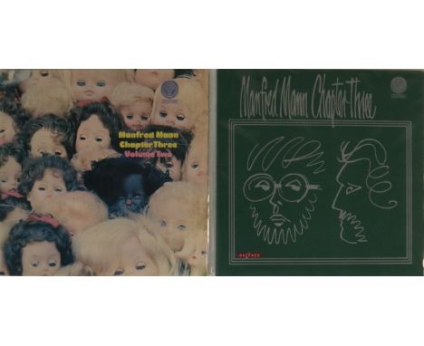 MANFRED MANN - CHAPTER THREE - '1 AND 2' LPs (ORIGINAL UK VERTIGO SWIRL COPIES). Brill bundle of original UK pressings from M