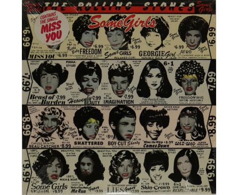 THE ROLLING STONES - SOME GIRLS LP (US SEALED COPY - 'UNPUNCHED' FACES). Fantastic to see Mint and sealed original US copy of