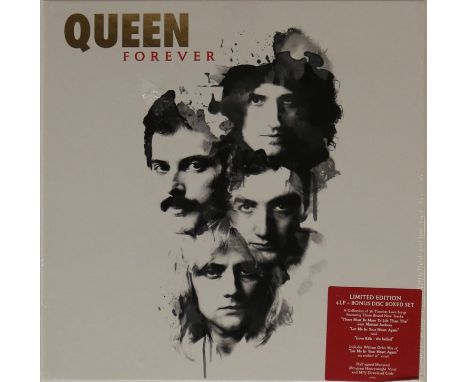 QUEEN - 7" WITH LP BOX SET. Top collection of 10 x 7" with 1 x limited edition LP box set. Titles are Forever (2015 4 x LP bo