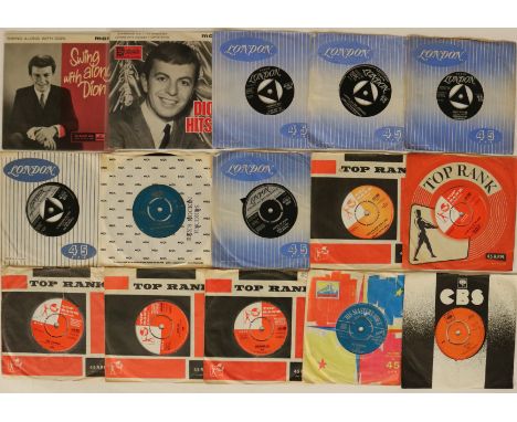 DION &amp; THE BELMONTS - HMV, LONDON EPs/7". Complete run of 2 x EPs and 30 x 7", including some promos. Titles include Swin