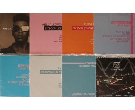 DANCE / HOUSE - 10"/12". Great collection of 44 x 12" and 6 x 10". Titles/artists include Lamb, Blue Boy, Prodigy, The Cassan