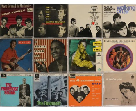 60s ROCK 'N' ROLL / R&amp;B / POP + BEAT - EPs - 'F' . Up come the F's with 25 x movin' EPs. Artists/titles include Wayne Fon