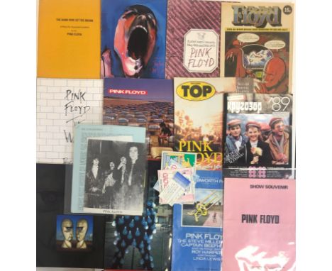 PINK FLOYD. Memorabilia to include: 1968 correspondence from fan club: a letter from the secretary, three typed pages, a biog